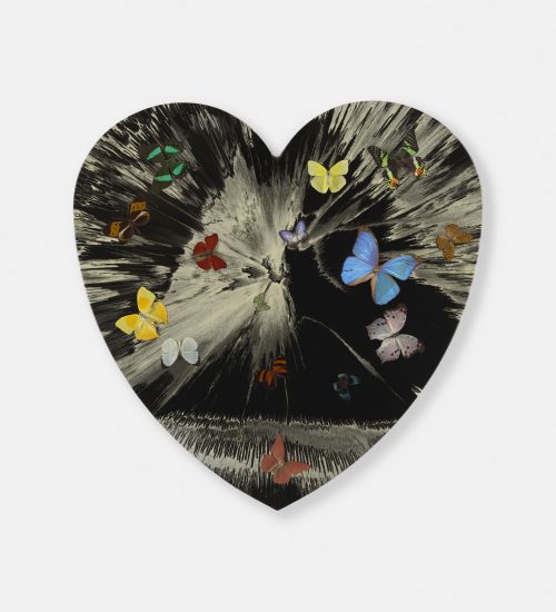 Beautiful Black and White Love Charity Painting
